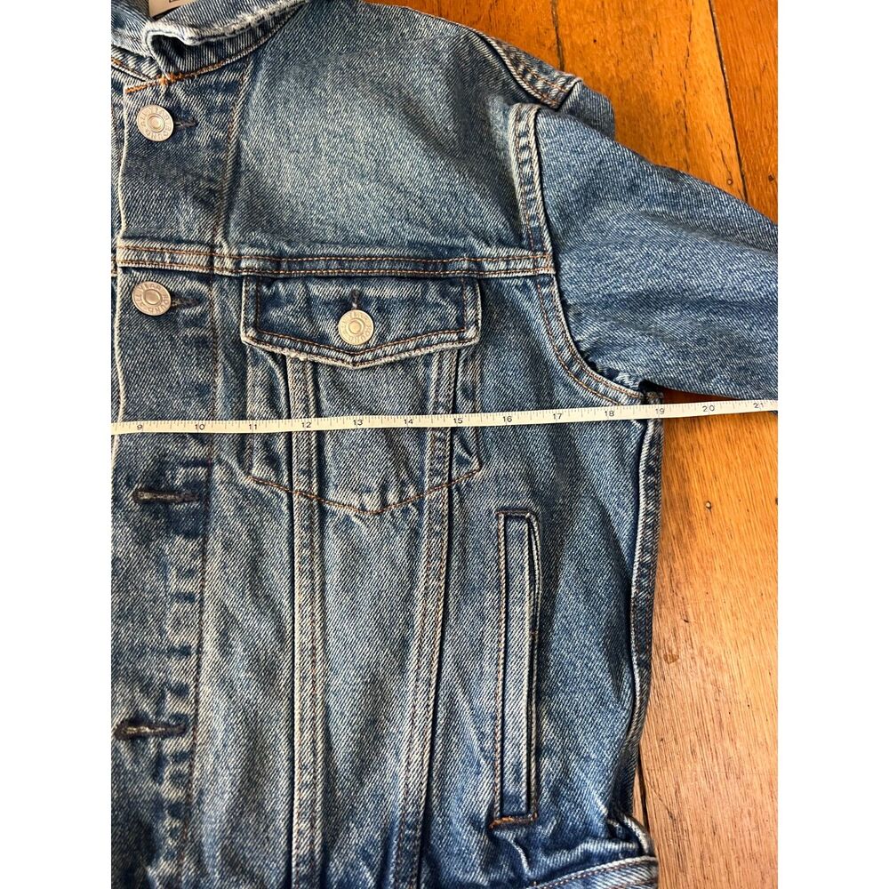 AYR The Ride or Fly Denim Jacket XS Lost + Found Medium Wash - Picture 5 of 11